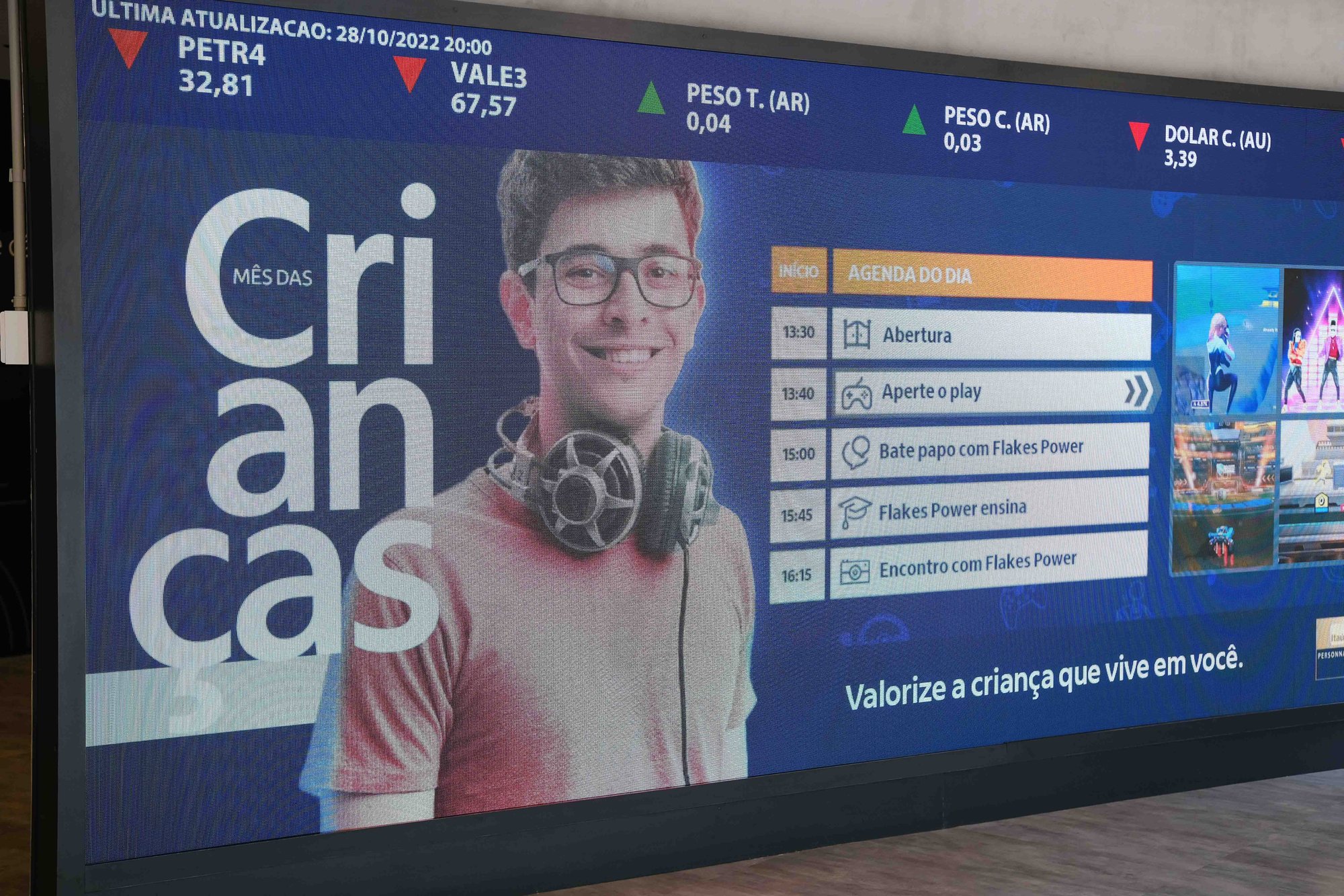 Flakes Power in the Itaú Personalitté Gamer Event